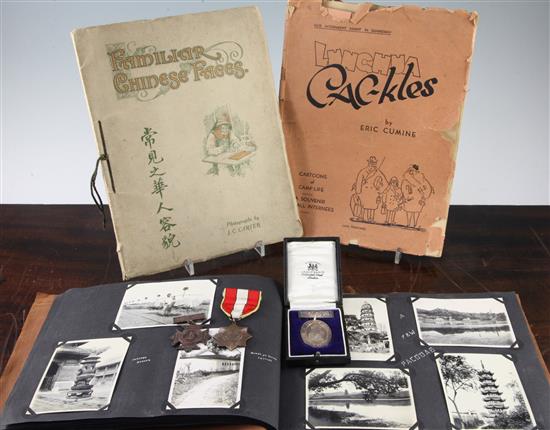 Joan Blythe - a nurse working in China: Medals and items relating to her time there including internment in the 1940s,